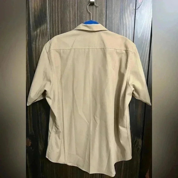 Creighton Vintage Military Uniform Button Down Short Sleeves Workman Shirt XL - Picture 3 of 8